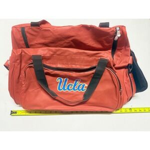 UCLA Bruins Red Basketball Textured Duffle Bag Gym Travel Sports Carry On